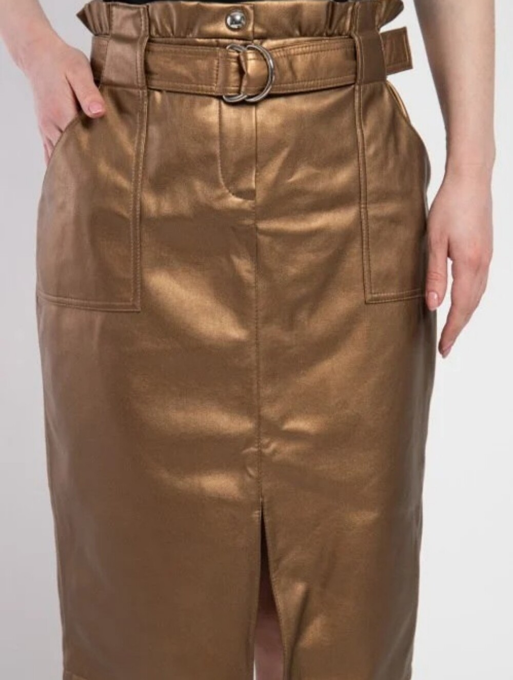 NWT, PINKO Midi Metalic Skirt